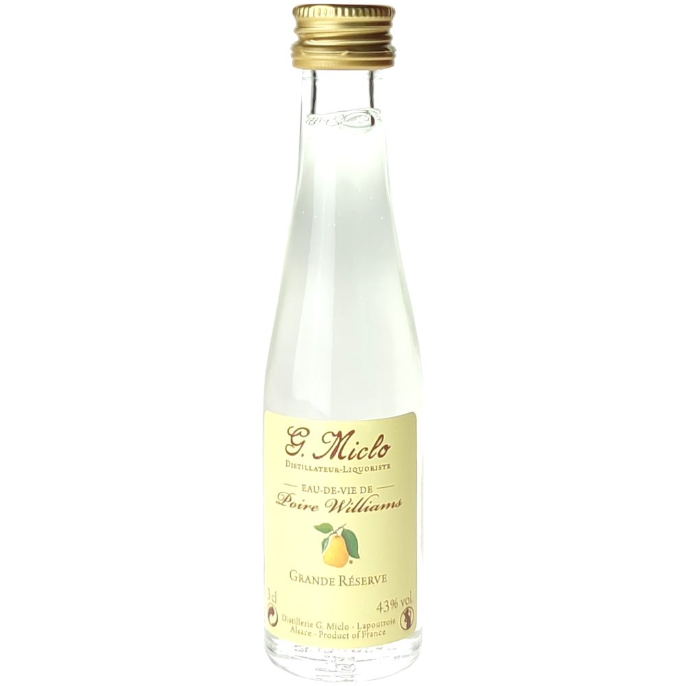 Eau de Vie de Poire Williams Grande Réserve Distillerie Miclo (3cl)